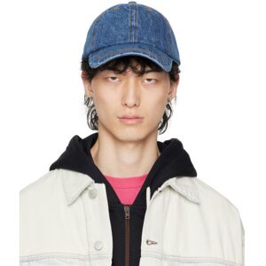 Acne Studios Blue Denim Cap  - 863 Mid Blue - Size: UNI - male