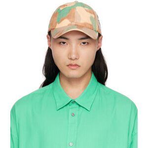 Acne Studios Brown & Green Printed Cap  - AH8 Orange/green - Size: UNI - male