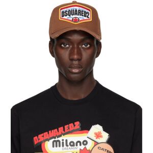 Dsquared2 Brown Dsquared2 Baseball Cap  - 5087 NOCCIOLA - Size: UNI - male