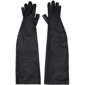 Rick Owens Black Beach Gloves  - 09 BLACK - Size: ˝ 8.5 - male