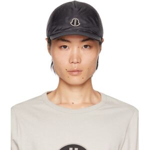 Rick Owens Moncler + Rick Owens Black Patch Cap  - 999 BLACK - Size: UNI - male