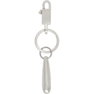 Rick Owens Silver Teardrop Keychain  - 128 PALLADIO - Size: UNI - male