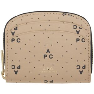 A.P.C. Beige Demi-Lune Compact Mini Coin Pouch  - BAA Beige - Size: UNI - female