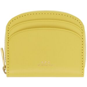 A.P.C. Yellow Demi-Lune Mini Compact Coin Pouch  - DAI Sunshine - Size: UNI - female