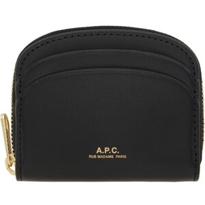 A.P.C. Black Demi-Lune Mini Compact Wallet  - LZZ Black - Size: UNI - female