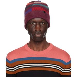 Paul Smith Burgundy Glassette Beanie  - 28 Reds - Size: UNI - male