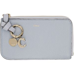 Chloé Blue Alphabet Card Holder  - 49V Graceful Blue - Size: UNI - female