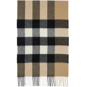 Burberry Beige Check Cashmere Scarf  - ARCHIVE BEIGE - Size: UNI - male