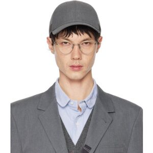 Thom Browne Gray Classic Baseball Cap  - 035 MED GREY - Size: Medium - male