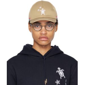 Thom Browne Khaki Classic 6-Panel Cap  - 275 CAMEL - Size: Small - male