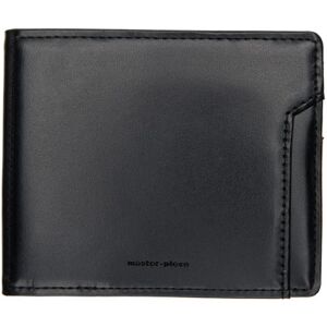 master-piece Black Notch Money Clip Wallet  - BLACK - Size: UNI - male