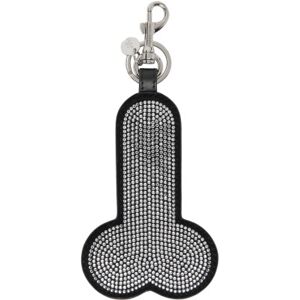 JW Anderson Black Crystal Penis Keychain  - 999 BLACK - Size: UNI - male