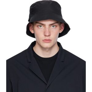 Veilance Black Waterproof Bucket Hat  - Black - Size: Large - male