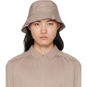 Veilance Taupe Waterproof Bucket Hat  - Soil - Size: Large - male