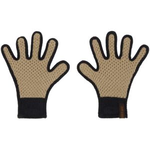 Isa Boulder SSENSE Exclusive Beige & Black Oatmeal Gloves  - OATMEAL - Size: UNI - male