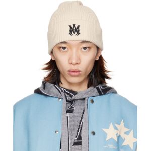 AMIRI Off-White MA Beanie  - Alabaster - Size: UNI - male