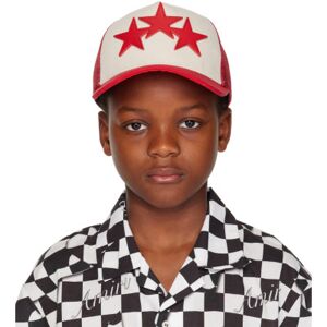 AMIRI Kids Red 3 Star Trucker Hat  - RED - Size: UNI - unisex