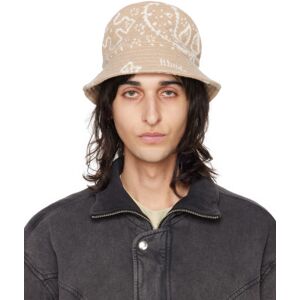 Rhude Beige Knit Bucket Hat  - TAN/CREAM - Size: UNI - male