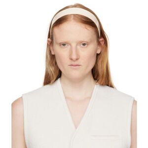 Sophie Buhai Off-White Thin Bessette Headband  - Ivory - Size: UNI - female