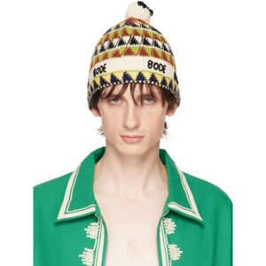 Bode Multicolor Delta Jacquard Beanie  - MULTI - Size: UNI - male