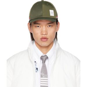 Thom Browne Green Classic Twill 6-Panel Cap  - 320 DK GREEN - Size: Medium - male