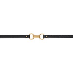 Stella McCartney Black Eco Alter Mat Belt  - 1000 BLACK - Size: Large - female