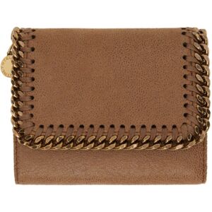 Stella McCartney Brown Falabella Small Flap Wallet  - 2200 PECAN - Size: UNI - female