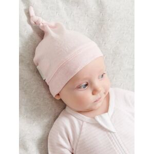 Purebaby Knot Hat - Light Pink - Unisex - Size: 3 months