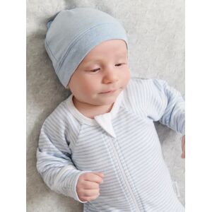 Purebaby Knot Hat - Light Blue - Unisex - Size: 3 months