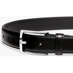 Charles Tyrwhitt Formal Leather Belt - Black - Male - Size: 34