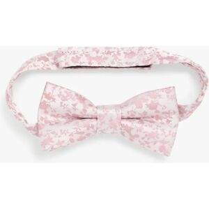 John Lewis Kid's Floral Jacquard Bow Tie, Pink - Pink - Male - Size: M-L