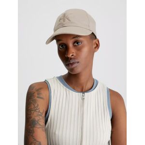 Calvin Klein Monogram Logo Organic Cotton Cap - Dune - Female