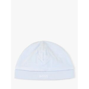 Boss Baby Logo Velvet Pull On Hat - Light Blue - Unisex - Size: 9-12 months