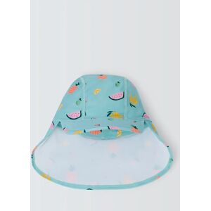 John Lewis Baby Ditsy Fruit Print Keppi Hat, Green - Green - Unisex - Size: 2-3 years