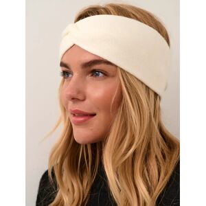 KAFFE Lotte Knitted Knot Headband - Chalk - Female