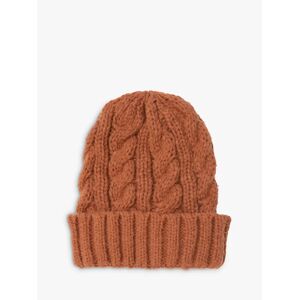 Bloom & Bay Gylly Cable Knit Beanie - Brown - Female