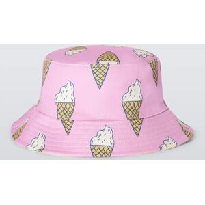 John Lewis ANYDAY Baby Reversible Ice Cream Bucket Hat, Pink - Pink - Unisex - Size: 3-6 months