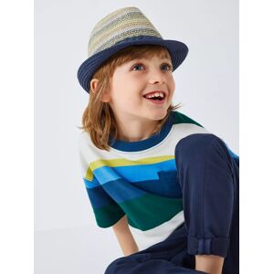 John Lewis Kids' Stripe Trilby Hat, Multi - Multi - Male - Size: 3-5 years