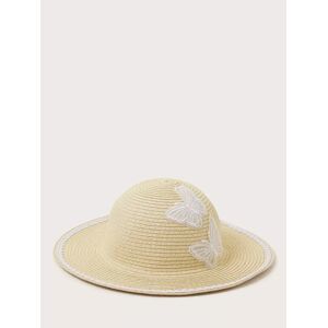 Monsoon Baby Butterfly Floppy Hat, Neutral - Neutral - Unisex - Size: 1-3 years