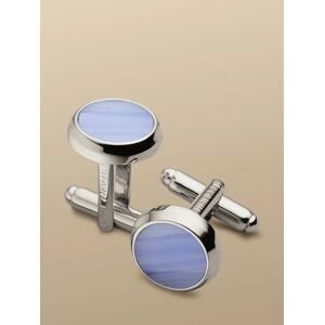 Charles Tyrwhitt Luxury Plain Cufflinks - Blue - Male