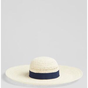 L.K.Bennett Saffron Raffia Hat, Ecru - Ecru - Female