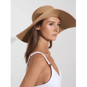 Reiss Emma Wide Brim Sun Hat, Natural - Natural - Female - Size: S-M