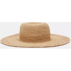 HUSH India Weave Floppy Hat, Natural - Natural - Female