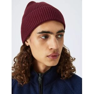 John Lewis ANYDAY Knitted Beanie - Cabernet - Male