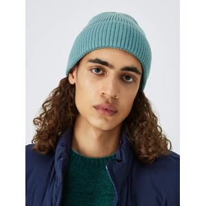 John Lewis ANYDAY Knitted Beanie - Dusty Turquoise - Male