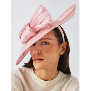 John Lewis Maggie Wide Brim Fabric Trim Hat - Rose - Female