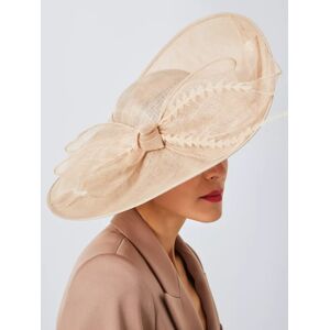 John Lewis Jayne Jumbo Bow Occasion Hat - Champagne - Female