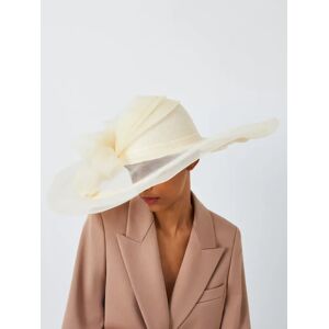 John Lewis Celia Large Brim Occasion Hat, Ivory - Ivory - Female