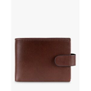 John Lewis Vegetable Tanned Leather Card Coin Flip Wallet - Brown - Male