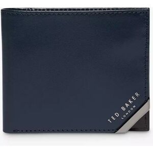 Ted Baker Korning Leather Bifold Wallet, Navy - Navy - Male